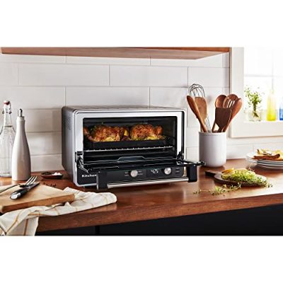 KitchenAid KCO211BM Digital Countertop Toaster Oven, Black Matte