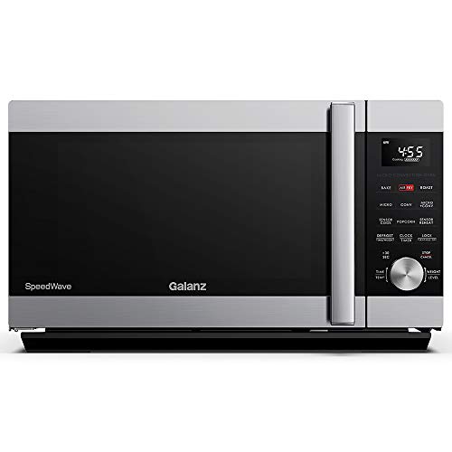 Galanz GSWWA16S1SA10 3-in-1 SpeedWave with TotalFry 360, Microwave, Air Fryer, Convection Oven with Combi-Speed Cooking, 1.6 Cu.Ft/ 1000W, Stainless Steel