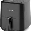 Air Fryer, Milin 1700W 8QT Air Fryer with 100 Recipes, Electric Hot Air Fryer Oven with 7 Presets, LED Touch Screen Digital Air Fryer with Basket, Low Fat Non-stick Oilless Cooker with Timer