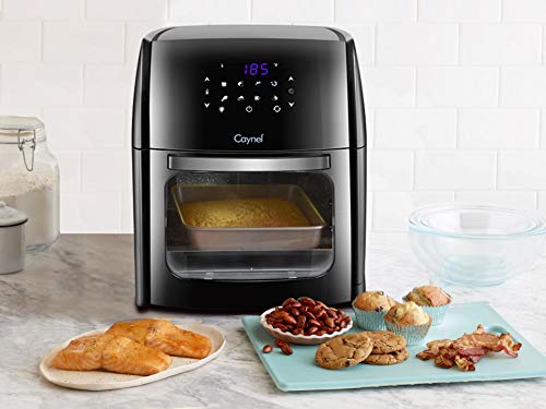 Air Fryer Oven, 12.7 Quart Air Fryer 1700W, 8-in-1 Oil-less Electric Air Fryer with LED Digital Touchscreen,Roast, Dehydrate, Bake & More, Large Capacity,Accessory Kit and Recipe Book Included
