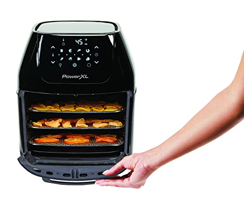 PowerXL Air Fryer Oven 10 Quart Hot Air Fryer, Rotisserie and Food Dehydrator