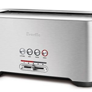 Breville BTA730XL Bit More 4-Slice Toaster, Brushed Stainless Steel