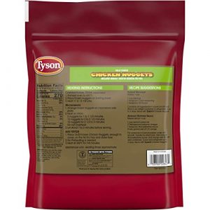 Tyson Fully Cooked Chicken Nuggets, Frozen Chicken Nuggets, 2 lb