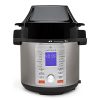 ChefWave Swap Pot 12-in-1 Pressure Cooker and Air Fryer Multi-Cooker, Slow Cooker, Rice/Grain Cooker, Yogurt Maker, Saute, Steamer, Warmer, Sterilizer, Soup Maker, Air Fryer Crisp, 6 Quart