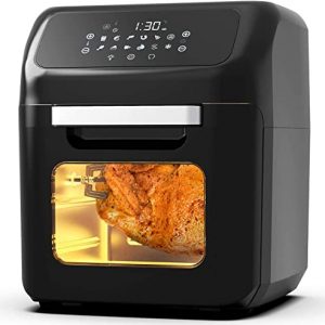 Pro Breeze 12.7 Quart Air Fryer Oven - Large Air Fryer Toaster Oven, 12 Cooking Modes including Rotisserie & Food Dehydrator, 19 Accessories