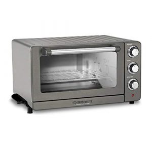 Cuisinart TOB-60N2BKS2 Convection Toaster Oven Broiler, 19.1"(L) x 15.5"(W) x 9.8"(H), Black Stainless Steel