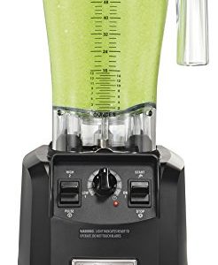 Hamilton Beach Commercial HBH550 The Fury Blender, 3 hp, 2 Speeds, Pulse, 64 oz./1.8 L Cutter Assembly Polycarbonate Container, 18.04" Height, 8.89" Width, 8.07" Length, Black
