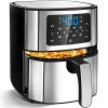 Nebulastone Air Fryer Oven 6 Quart Big Capacity Air Fryer Toaster Oven,Oilless Cooker with 7 Presets & Air Fryer Cookbook,LED Digital Touch Screen,Less Oil for Healthy Rapid Frying