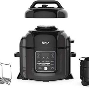 Ninja Foodi 8-Quart 9-in-1 Deluxe XL Pressure Cooker and Air Fryer (Black) (Renewed) (Renewed)