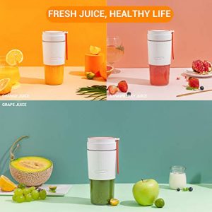 BHUATO Portable Blender Mini Juicer Cup Personal Juice Blenders for Shakes and Smoothies 10oz/300ML
