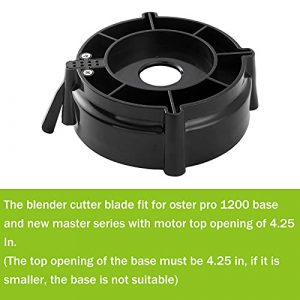 Pro 1200 Blender Blade Stainless Steel Replacement for Os-ter Pro 1200 Blender Accessory with Jar Base Bottom and One Rubber O Ring Gasket for Os-ter Pro 1200 Blender Replacement Parts