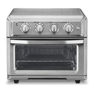 Cuisinart TOA-60 Convection Toaster Oven Airfryer (Silver) With Extra Basket