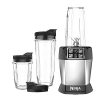 Nutri Ninja Personal Blender with 1000-Watt Auto-iQ Base to Extract Nutrients for Smoothies, Juices and Shakes and 18, 24, and 32-Ounce Cups (BL482)
