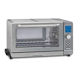 Cuisinart TOB-135 Deluxe Convection Toaster Oven Broiler, Brushed Stainless (Renewed)