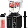 CRANDDI Professional Countertop Blender for kitchen,1800W, 9 Speeds, 52oz BPA-free Jar for Shakes and Smoothies,High-Speed Commercial blender Easy to Clean, K98C-B