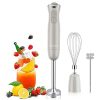 Immersion Hand Blender, Dekewe 3-in-1 Stick Emersion Blender 800W, 12-Speed Handheld Blender with Milk Frother and Egg Whisk for Baby Food, Smoothies, Sauces and Puree