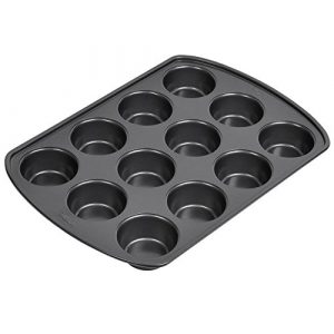Wilton Perfect Results Premium Non-Stick Bakeware Muffin Pan & Cupcake Pan, 12-Cup, Steel