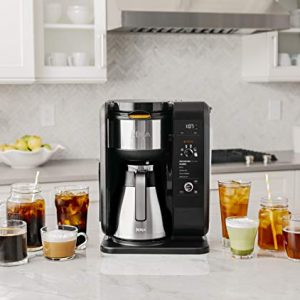 Ninja CP307 Hot and Cold Brewed System, Auto-iQ Tea and Coffee Maker with 6 Brew Sizes, 5 Brew Styles, Frother, Coffee & Tea Baskets with Thermal Carafe Black 50 oz.