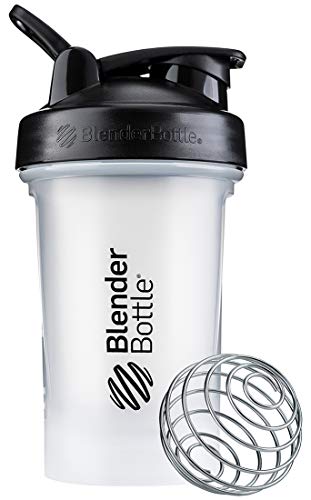 BlenderBottle Shaker Bottle Pro Series Perfect for Protein Shakes and Pre Workout, 24-Ounce, Black & Shaker Bottle Pro Series Perfect for Protein Shakes and Pre Workout, 24-Ounce, Black