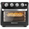 Elite Gourmet EAF9100 Maxi-Matic Electric 26.5 Quart Air Fryer Oven, 1640 Watts Oil-Less Convection Oven 12" Pizza Extra Large Capacity, Grill, Bake, Roast, Air Fryer