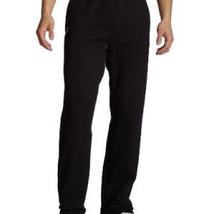 Russell Athletic Men's Dri-Power Open Bottom Sweatpants with Pockets, Black, X-Large
