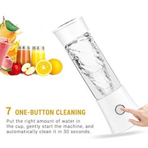 DIHAO Juice Blender, Portable Blender, Household Personal Blender Mini Juicer Cup 480ML Fruit Juice Mixer with USB Rechargeable and 6 Pcs Stainless Steel Blades for Home Outdoor