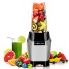 La Reveuse Personal Blender Making Shakes and Smoothies 1000 Watt-with 24 oz BPA Free Portable Travel Bottle - Dishwasher Safe (Silver)