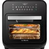 Ultrean 16 Quart Steam Air Fryer Oven, 12-in-1 Steamer and Air Fryer Toaster Oven Combo, 8 Cooking Presets, Steam, Roast, Bake, Broil, Toast, Pizza, 3 Accessories & 50 Recipes Included