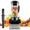 Blender for Smoothies,Nictiv 1200W High-Speed Blender for Shakes and Smoothies, 9 Speeds Professional Countertop Blender for Kitchen with Touch Screen,5 Pre-set Programs, 2L BPA Free Tritan Container