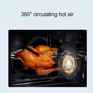 ZOUSHUAIDEDIAN Air Fryer Oven, Large Air Fryer Oven Combo, Multi-Functional Oilless Cooker with 360° Air Circulation, LED Digital Touch Screen, Nonstick Basket, 1700W, Black