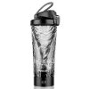 FANS-ONE Electric Shaker Bottle, Premium Electric Protein Shaker Blender Bottle Made of BPA Free, 24 OZ Gymix Protein Powder Shake Mixer Cup for Pre Workout(Black)