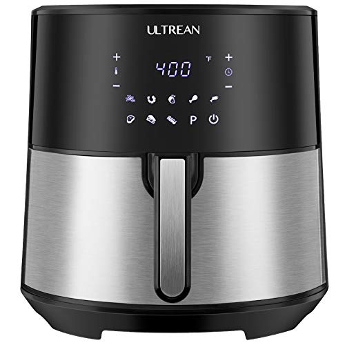 Ultrean 8 Quart Air Fryer, Electric Hot Air Fryers XL Oven Oilless Cooker with 8 Presets, LCD Digital Touch Screen and Nonstick Frying Pot, ETL Certified, Cook Book, 1-Year Warranty, 1700W