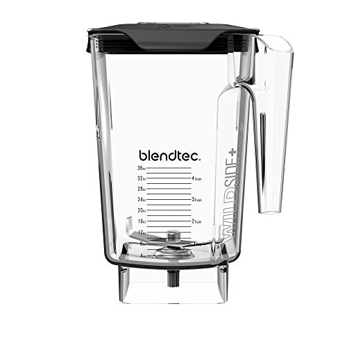 Blendtec EZ 600 WildSide+ Jar Professional-Grade Blender, Self-Cleaning, 3 Preprogrammed + Pulse Cycles, Customizable Presets, Black
