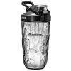 LHHW-Shaker Bottles for Protein Mixes Diamond cut cup body -Leak Proof Design- BPA Free- Mix & Drink Shakes, Smoothies, More-22oz ( 2021 latest modelMisty Grey)