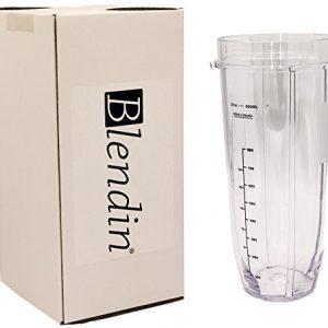 Blendin Replacement Cup Jar, Compatible with Nutri Ninja Auto-iQ 1000W and Duo Blenders (32 Ounce Cup)