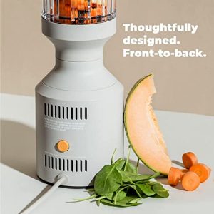 Beast Blender + Hydration System | Blend Smoothies and Shakes, Infuse Water, Kitchen Countertop Design, 1000W (Pebble Grey)