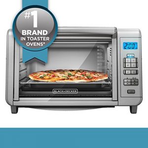 BLACK+DECKER 6-Slice Digital Convection Countertop Toaster Oven, Stainless Steel, TO3280SSD