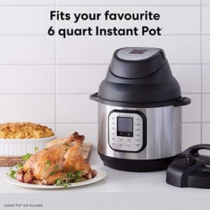 Instant Pot Air Fryer Lid 6 in 1, No Pressure Cooking Functionality, 6 Qt, 1500 W