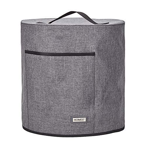 HOMEST Pressure Cooker Dust Cover with Pocket, Compatible with Ninja Foodi 8 Quart Pressure Cooker, These Cover Have Wipe Clean Liner for Easy Cleaning, Grey (Patent Pending)
