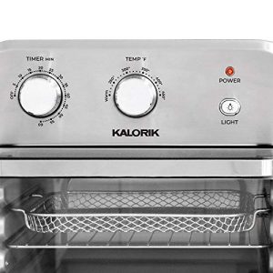 Kalorik AFO 46894 BKSS 12 Quart Air Fryer Oven, Black/Stainless Steel