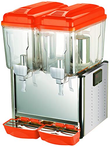 Hakka Commercial 2x12 Liter Bowl Refrigerated Beverage Dispenser
