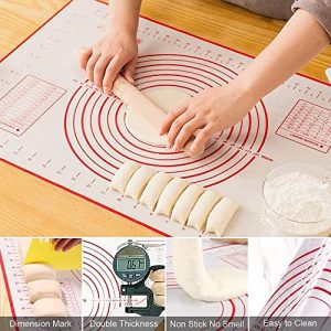 Pastry Cutter, Biscuit Cutter, Dough Scraper, Silicone Baking Mats, Stainless Steel Pastry Blender Set, Dough Cutter Biscuit Cutter Baking Pastry Mat Dough Blender Tools & Pastry Utensils (5 Pcs/Set)