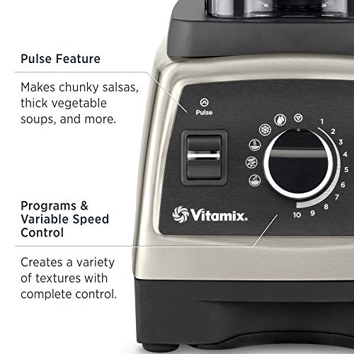 Vitamix, Pearl Grey, Series 750 Blender, Professional-Grade, 64 oz. Low-Profile Container