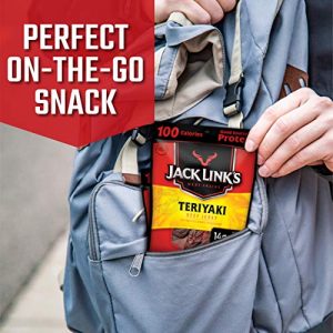 Jack Link's Beef Jerky Variety Pack Includes Original and Teriyaki Beef Jerky, 13g of Protein Per Serving, 94 Percent Fat Free, No Added MSG**, (9 Count of 1.25 Oz Bags) 11.25 Oz
