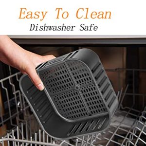 Air Fryer Replacement Basket 5.8QT for COSORI Black CP158-AF,CS158,CO158,Air Fryer Basket Replacement for Innsky Air Fryer XL 5.8 QT,Non-Stick Air Fryer Basket Replacement Parts,Air Fryer Accessories