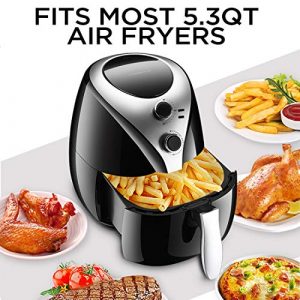Air Fryer Accessories 12 PCS for Gowise Philips Cozyna AirFryers, Fit for 5.3QT or Larger Air Fryer with Roasting Racks, 8