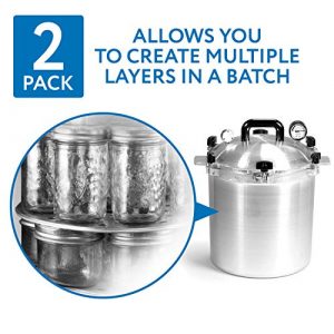 2-Pack 11-Inch Pressure Cooker Canner Rack / Canning Rack for Pressure Canner - Stainless Steel - Compatible with Presto, All-American and More - By Impresa Products