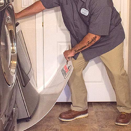 Forearm Forklift Glydeez Large Appliance Slider with Pull Strap | Plastic Appliance Glide with Handle | Move Appliances with One Hand | Protects Floors | Glides Easily, 48" x 29-7/8"