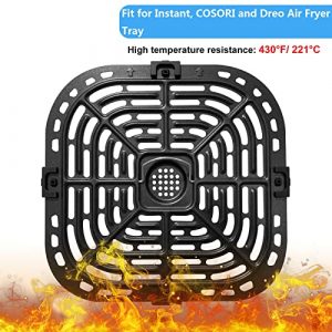 GSZN Air Fryer Rubber Bumpers for Instant Vortex Air Fryers, 4 PCS Premium Rubber Feet, Rubber Tips, Silicone Pieces, Rubber Tabs for COSORI Dreo Air Fryer Tray Grill Pan Plate