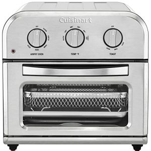 Cuisinart TOA-26 Compact AirFryer/Convection Toaster Oven Stainless Steel Bundle with 1 YR CPS Enhanced Protection Pack